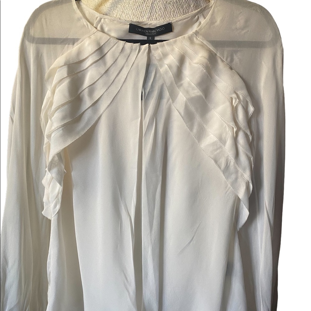 Gorgeous Carmen Marc Valvo blouse